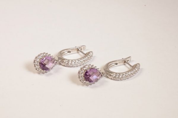 Orecchini in argento con monachella