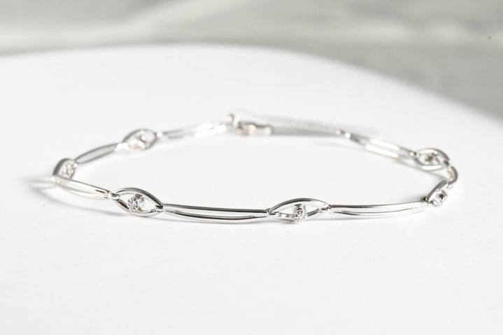 Bracciale tennis a barrette
