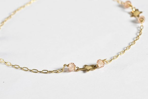 Bracciale oro e stelline