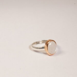 Anello in argento e bronzo