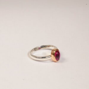 Anello in argento e bronzo