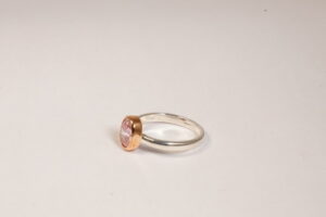 Anello in argento e bronzo
