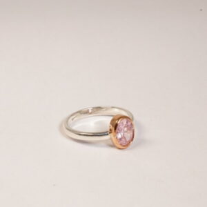 Anello in argento e bronzo