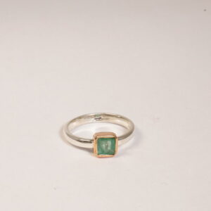 Anello in argento e bronzo