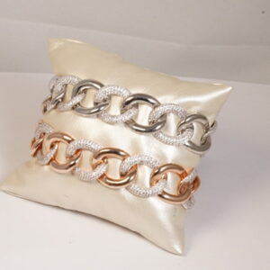 Bracciali a catena con zirconi