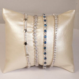 Bracciali tennis in argento