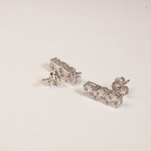 Orecchini modello trilogi in argento