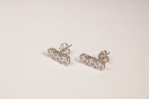 Orecchini modello trilogi in argento