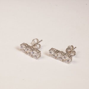 Orecchini modello trilogi in argento