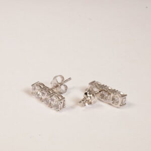 Orecchini modello trilogi in argento