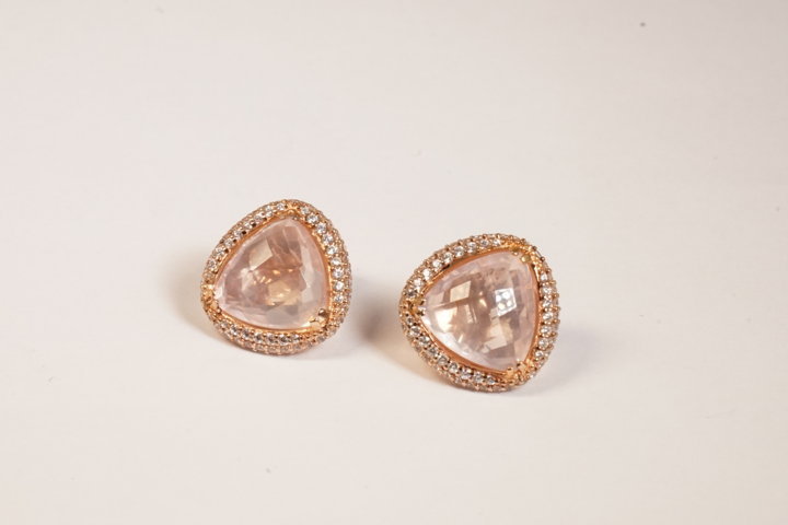 Orecchini in argento e zirconi