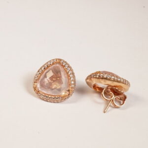 Orecchini in argento e zirconi