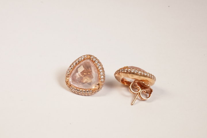 Orecchini in argento e zirconi