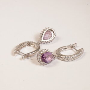 Orecchini in argento con monachella