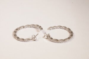 Orecchini cerchio in argento