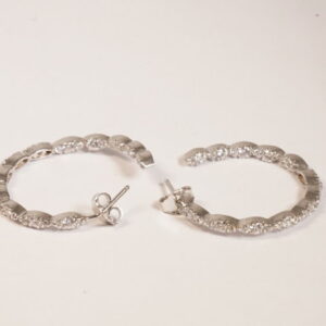 Orecchini cerchio in argento