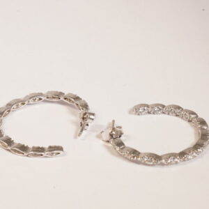 Orecchini cerchio in argento