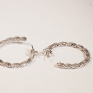 Orecchini cerchio in argento