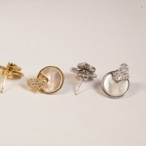 Orecchini in argento e madre perla