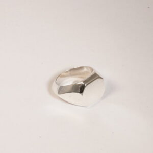 Anello Chevalier esagonale in argento