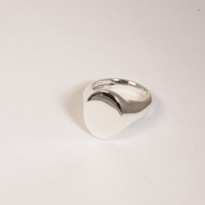 Anello Chevalier ovale in argento