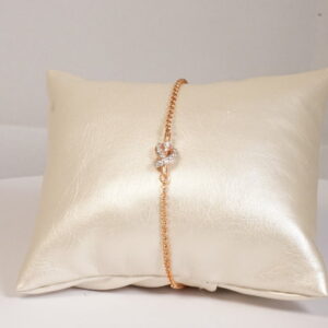 Bracciale nodo con zirconi