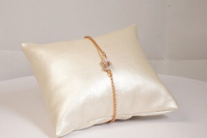 Bracciale nodo con zirconi