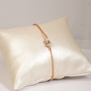 Bracciale nodo con zirconi