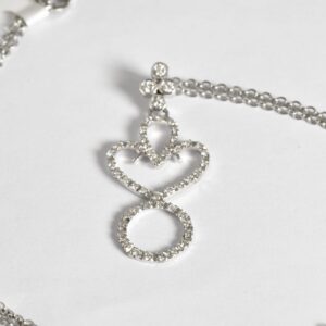 Collana con pendente cuore/cerchio