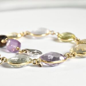 Bracciale tormaline multicolor