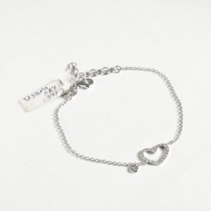 Bracciale con catenina e cuore