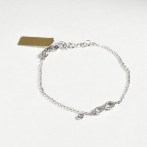 Bracciale con catena e infinito