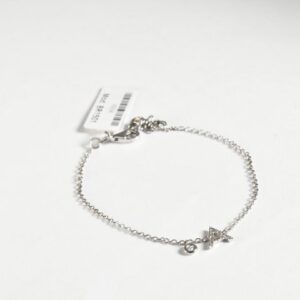 Bracciale con catenina e iniziale