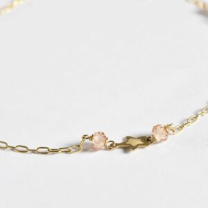 Bracciale oro e stelline