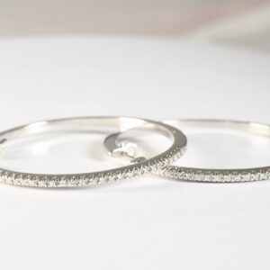 Orecchini ad anelle tonde