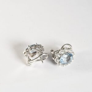 Orecchini acqua marina grandi