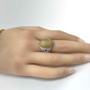 Opale Naturale Anello