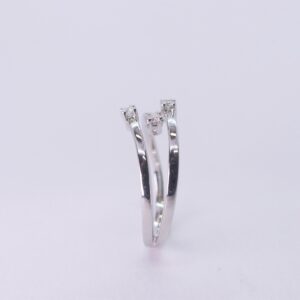 Anello trilogy diamanti