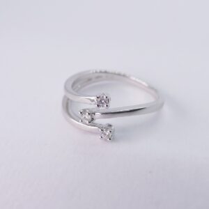 Anello trilogy diamanti