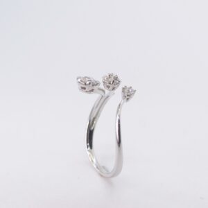 Anello trilogy degradare diamanti