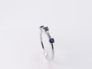 Riviera con zaffiri e diamanti
