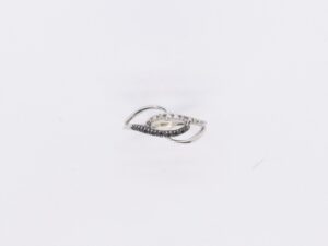 Anello Intrecciato oro diamanti