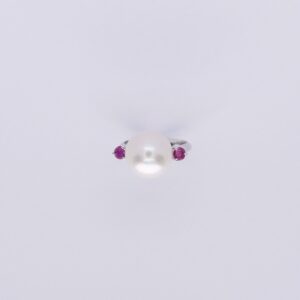 Anello Perla e Rubini