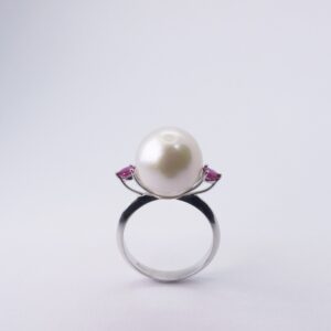 Anello Perla e Rubini